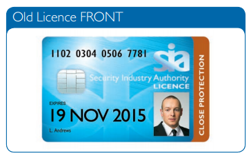 What Does The New SIA Licence Look Like? Old Vs New - Get Licensed Blog