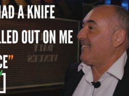 Anthony – “I had a knife pulled out on me once.”