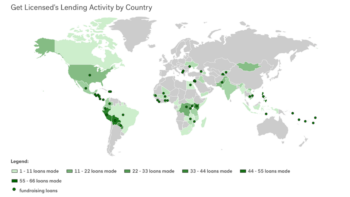 Get Licensed recently crossed the 1,000 loan milestone with Kiva