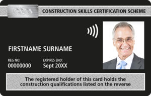 Black CSCS Manager Card