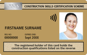 Gold CSCS Supervisor Card