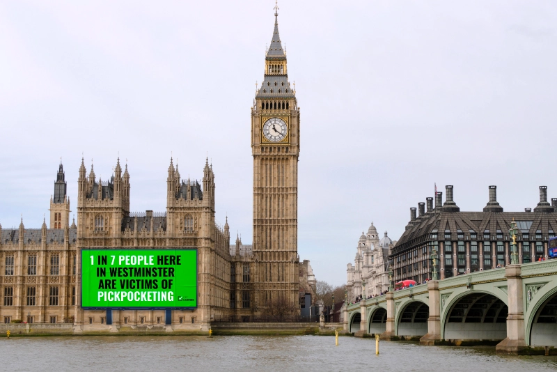 Pickpocketing in Westminster