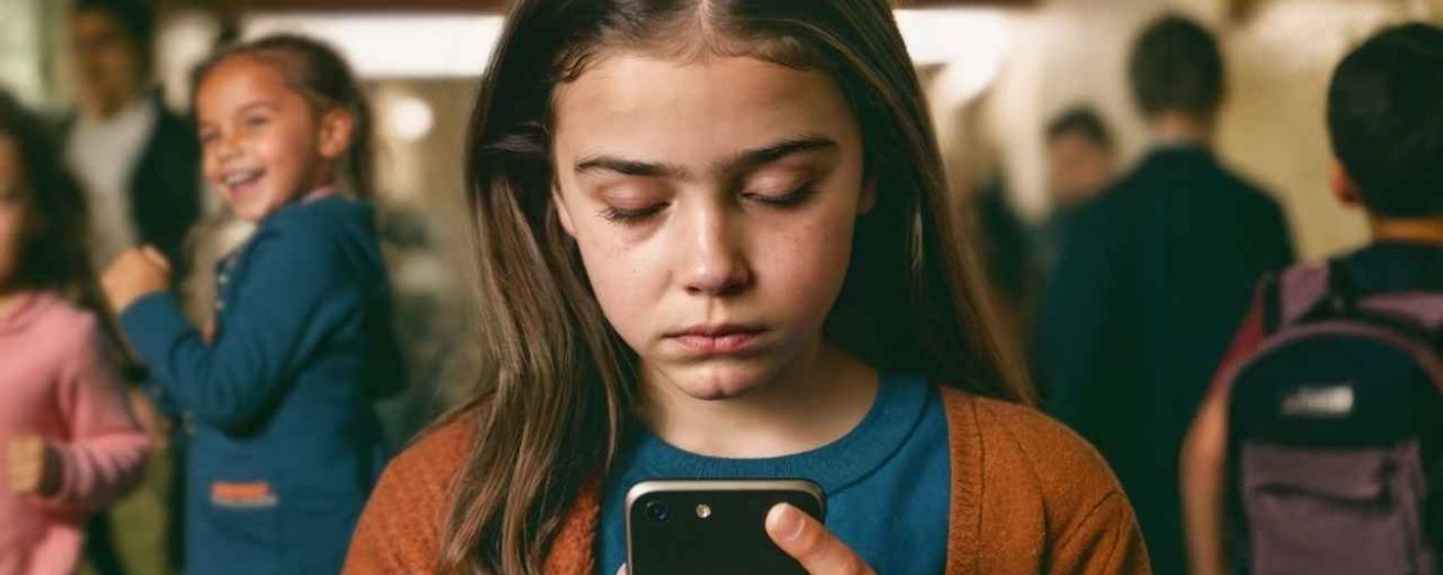 Teenage girl at risk of online grooming - Anti-Grooming Guide by Get Licensed